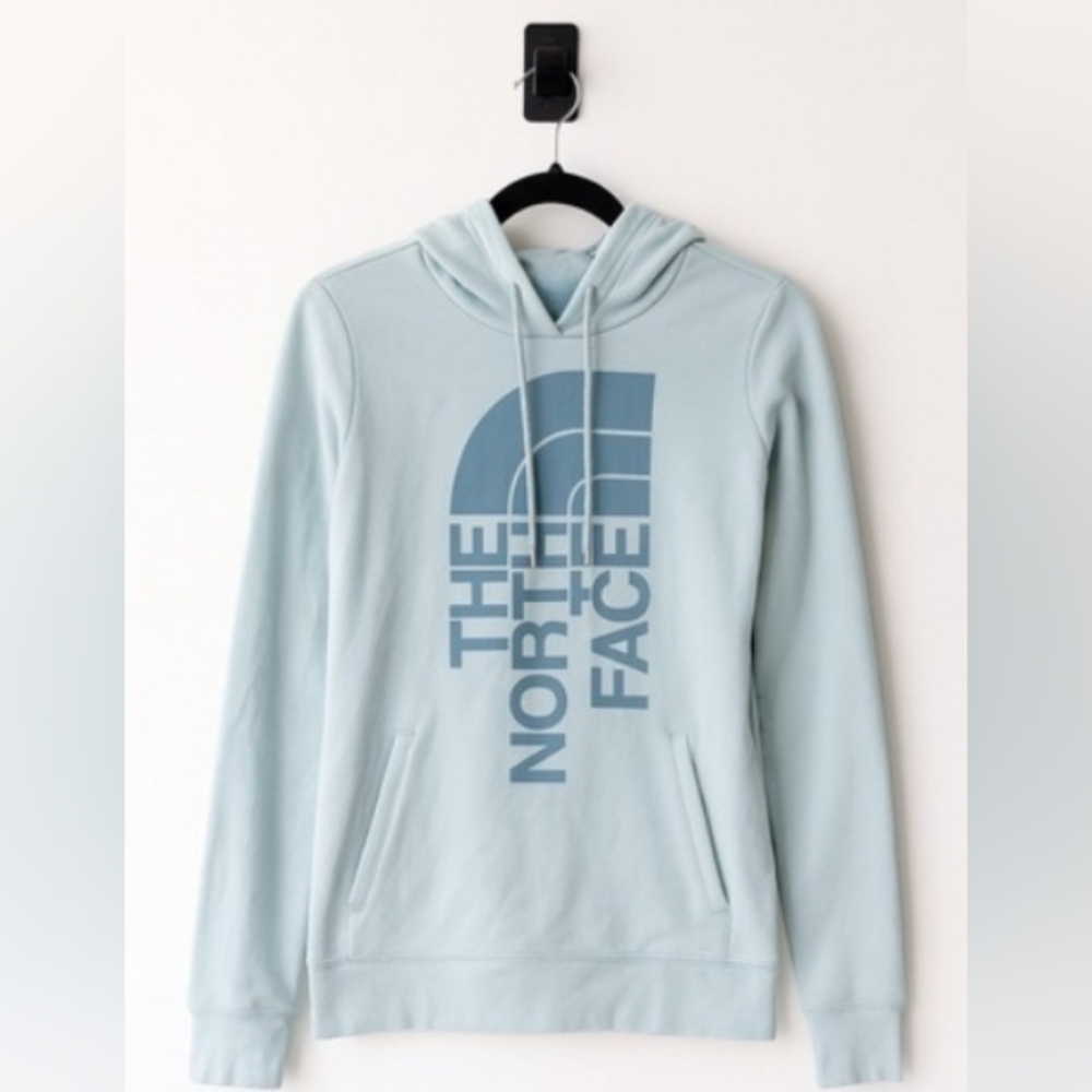 The North Face Sky Blue Pullover Hoodie Sz M